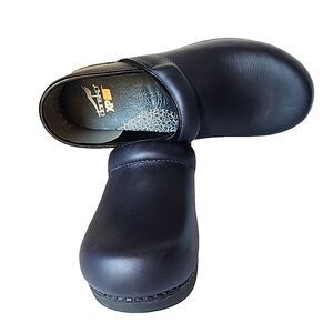 Dansko XP 2.0 Navy Leather Clog Womens Size EU 38 US 7.5 8 Comfort